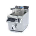 MAXIMA 8 liters induction fryer with drain tap