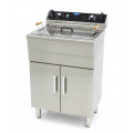 MAXIMA 30 liters fryer with drain tap and cupboard