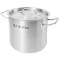 GAMMO stock pot with Lid 6 liters 20x20cm