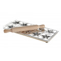 IMPERIA Ravioli stelline ravioli mould with rolling pin - 10 sections