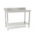 GAMMO stainless work table with backsplash 800x600