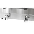 GAMMO double electric fryer with drain tap 16+16 liter 5+5 kW