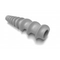Plastic worm for TRE SPADE tomato squeezer