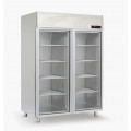 GAMMO industrial refrigerator with double glass doors 1300 liter