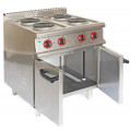 GAMMO electric cooker with 4 hotplates + cupboard