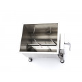 MAXIMA manual meat mixer with tilting bowl - 30 L/25 kg meat