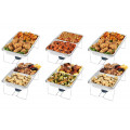 GAMMO disposable chafing dish 2x GN 1/2 - set of 6