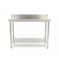 GAMMO stainless work table with backsplash 1000x700