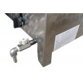 Scone and donut fryer with drain - 3 burners gas