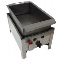 Scone and donut fryer with stainless steel pan - 1 burner gas