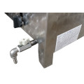 Scone and donut fryer with stainless steel pan and drain - 1 burner gas